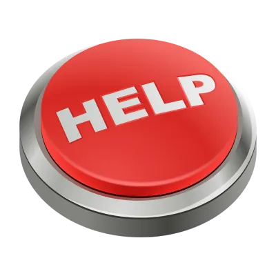 Roter „Help“-Button